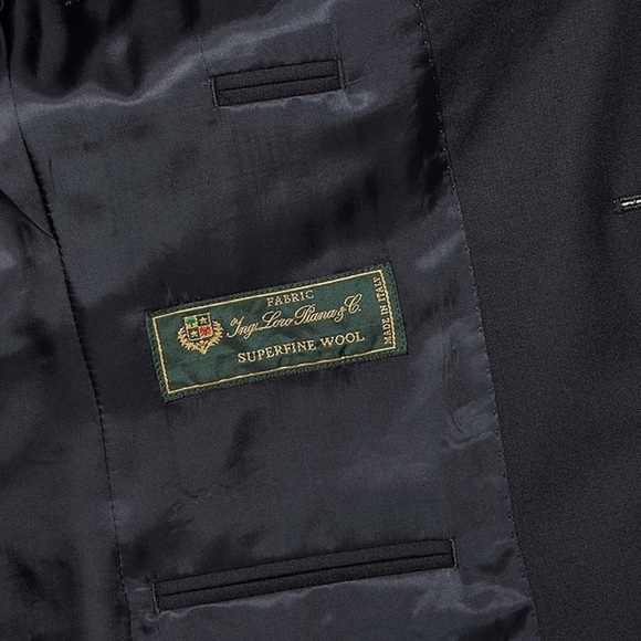 J. Crew Ludlow Slim-fit suit jacket in Italian wool in Navy Blue Size 42R - Picture 6 of 16